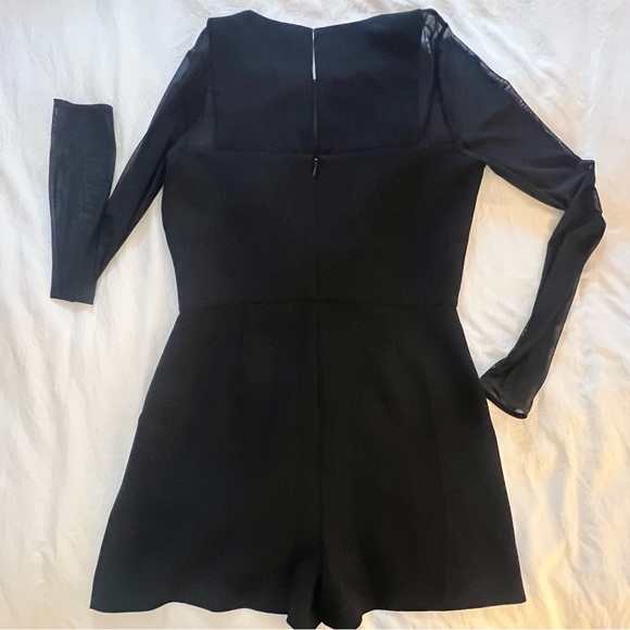 BCBGENERATION | SHEER LONGSLEEVE ROMPER - Picture 5 of 8